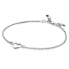 Clearance Zinzi zilveren armband met open hartje ZIA1420