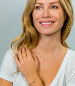Clearance Zinzi zilveren armband met open hartje ZIA1420