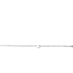 Best Zinzi zilveren armband paperclip schakel rond plaatje ZIA2166