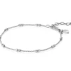 Outlet Zinzi zilveren armband vierkante blokjes 17-20cm ZIA2218