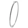 Clearance Zinzi zilveren bangle armband met bolletjes-motief 3mm en luxe scharniersluiting ZIA2755