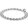 Sale Zinzi zilveren brede rolex-style schakel-armband 8mm breed 19cm ZIA2764