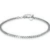 Online Zinzi zilveren enkelband gourmet 23+4cm ZIE1414