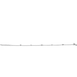 New Zinzi zilveren enkelband glad bol 23-27cm ZIE987