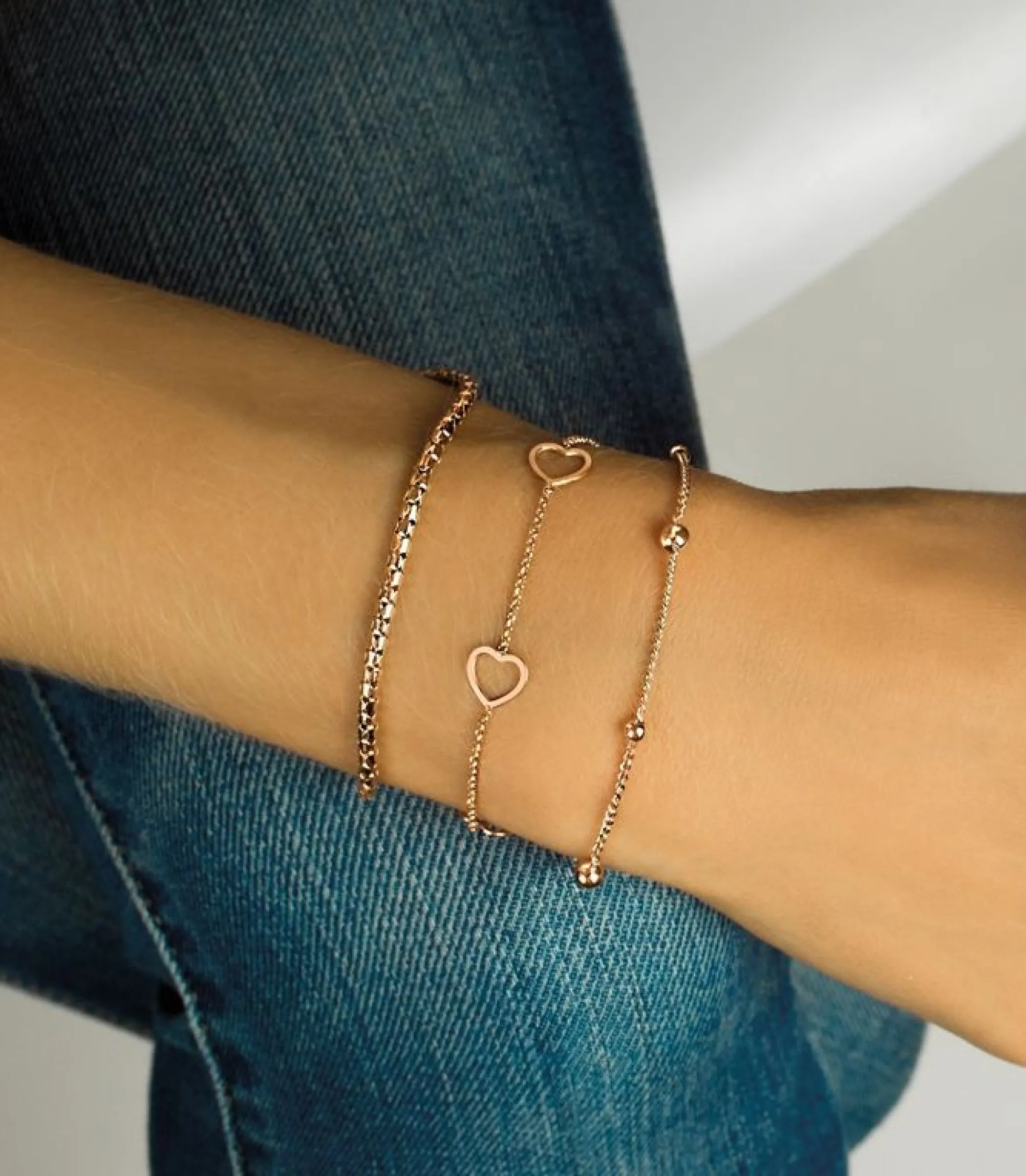 Sale Zinzi zilveren fantasie armband rosé verguld 17-20 cm ZIA987R