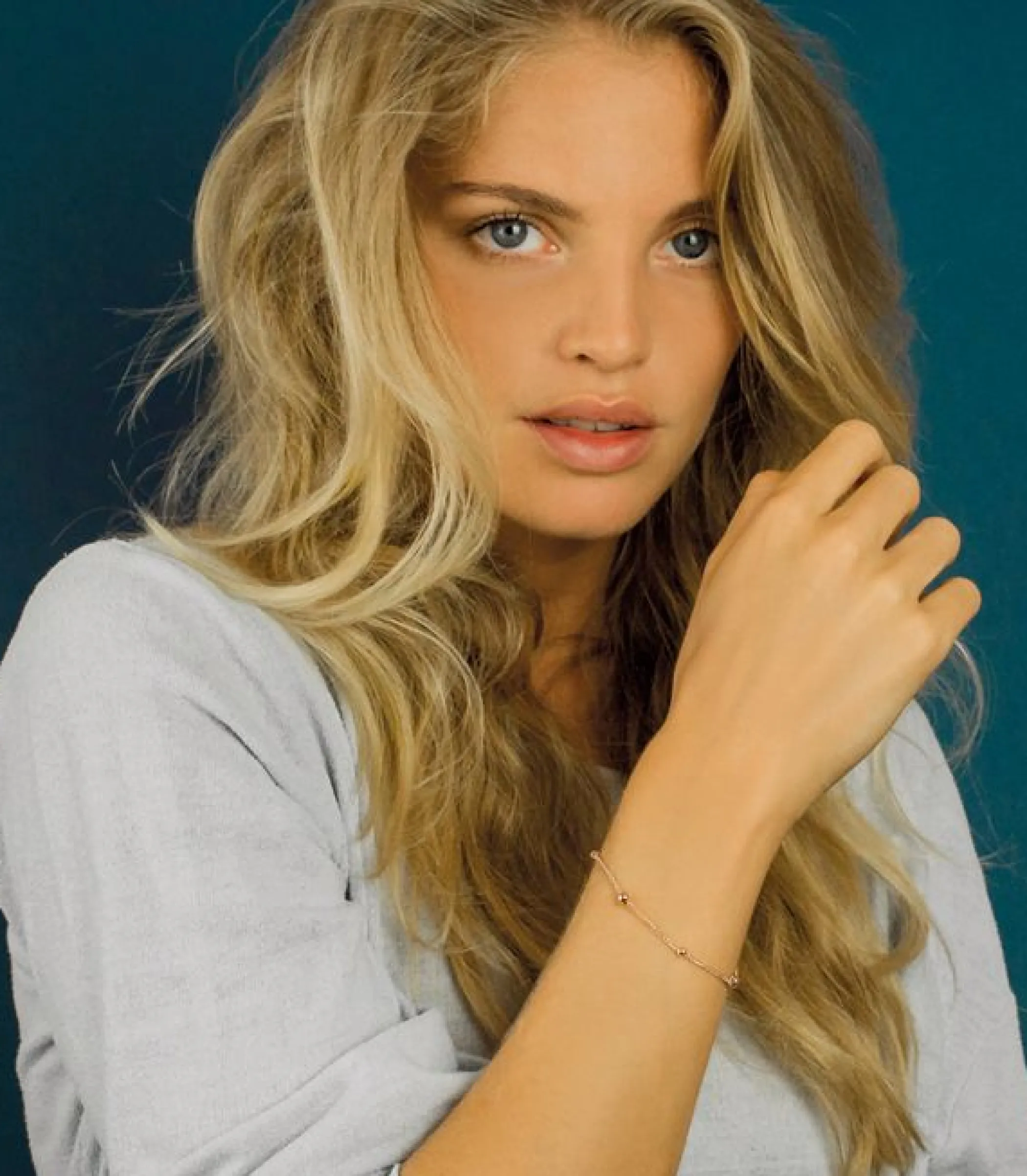 Sale Zinzi zilveren fantasie armband rosé verguld 17-20 cm ZIA987R