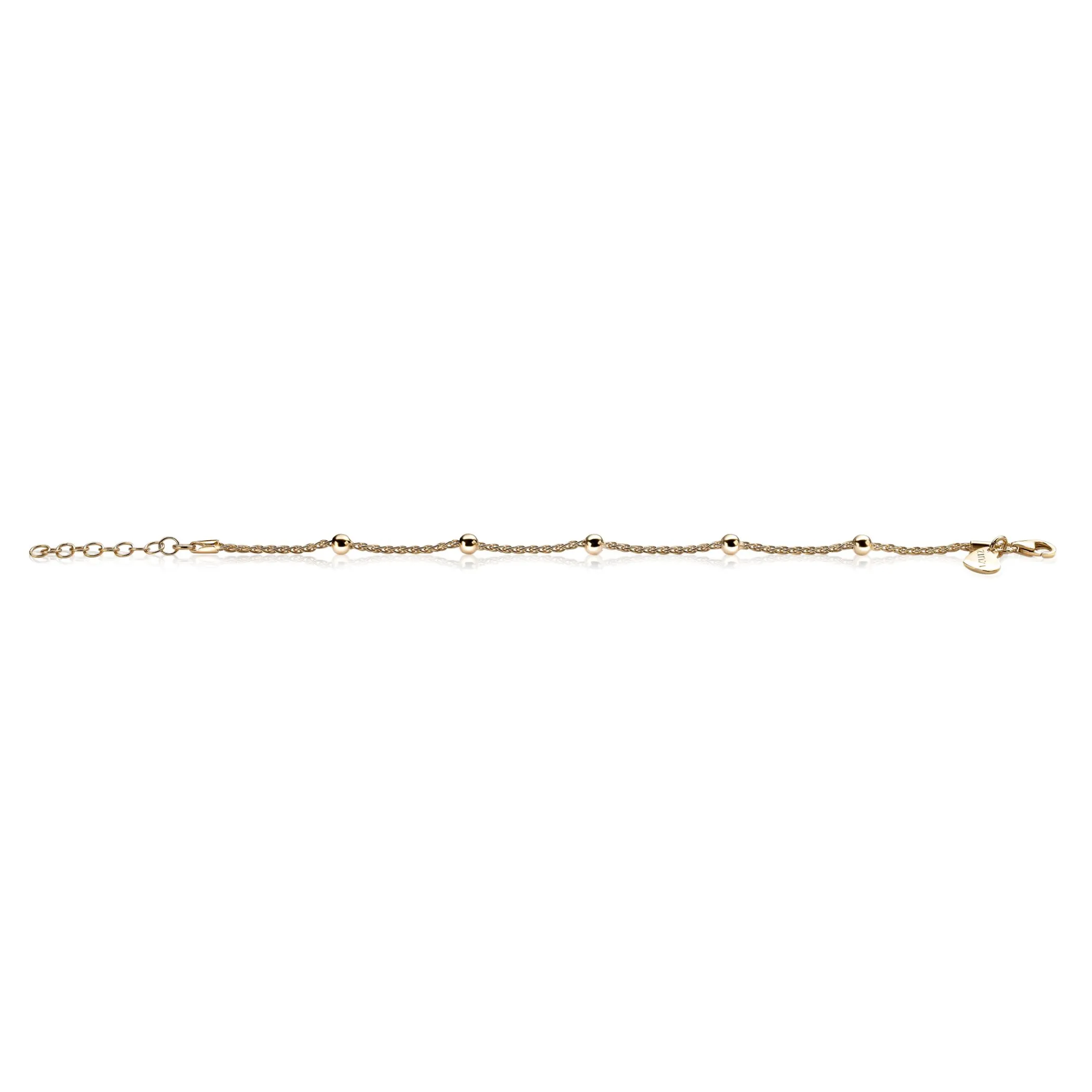 Discount Zinzi zilveren fantasie armband rosé verguld 17,5-20,5cm ZIA1128R