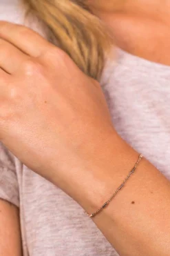 Clearance Zinzi zilveren fantasie armband rosé verguld 17-20cm ZIA1648R