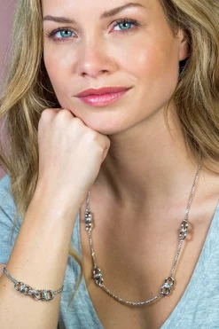 Clearance Zinzi zilveren fantasie ketting 60cm ZIC1537