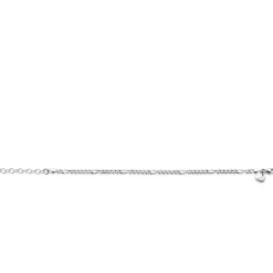 Best Zinzi zilveren figaro armband 3,5mm breed ZIA2291