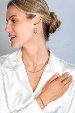 Best Zinzi zilveren figaro armband 3,5mm breed ZIA2291
