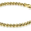 Best Zinzi zilveren geelvergulde gourmet armband 4,5mm breed 18,5cm ZIA1414G