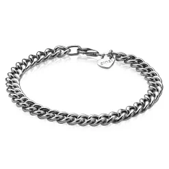 Sale Zinzi zilveren gourmet armband 6,5mm breed 19cm ZIA1056