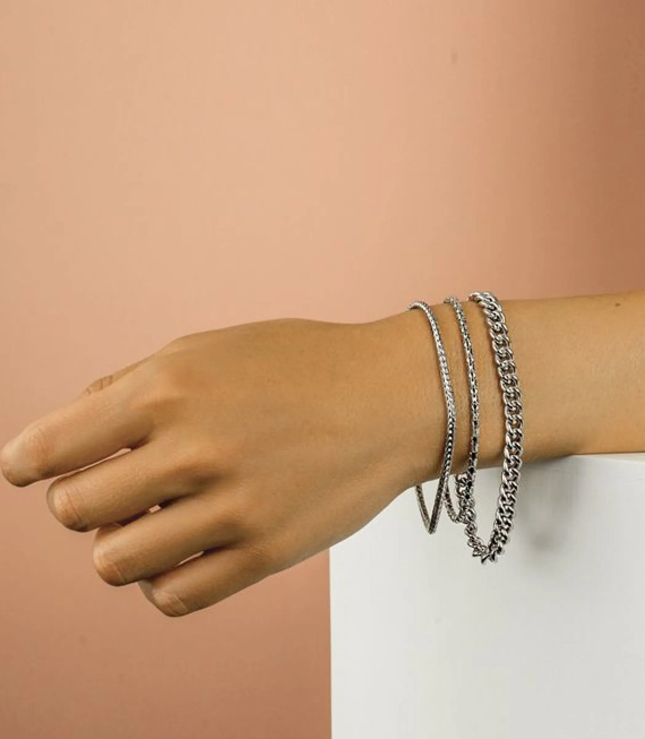 Sale Zinzi zilveren gourmet armband 6,5mm breed 19cm ZIA1056