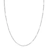Outlet Zinzi zilveren gourmet ketting 45cm met staafjes 1,6mm breed ZIC2366