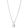 Sale Zinzi zilveren gourmet ketting 45cm met trendy slotje als bedel 40-45cm ZIC2354