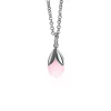 Outlet Zinzi zilveren hanger druppel roze ZIH1877R (zonder collier)