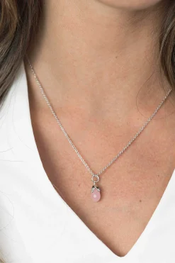 Outlet Zinzi zilveren hanger druppel roze ZIH1877R (zonder collier)