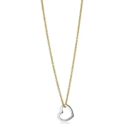 Hot Zinzi zilveren hanger 12mm open hart ZIH2197
