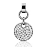 Hot Zinzi zilveren hanger wit ZIH946