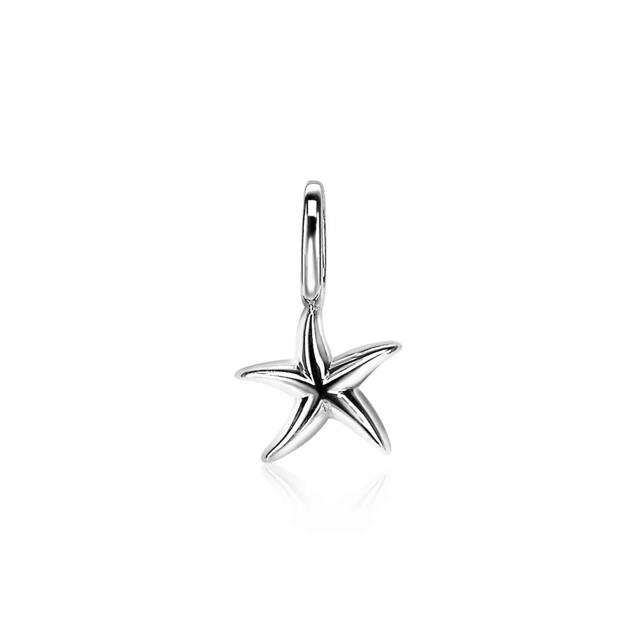 Hot Zinzi zilveren hanger zeester ZIH2064 (zonder collier)