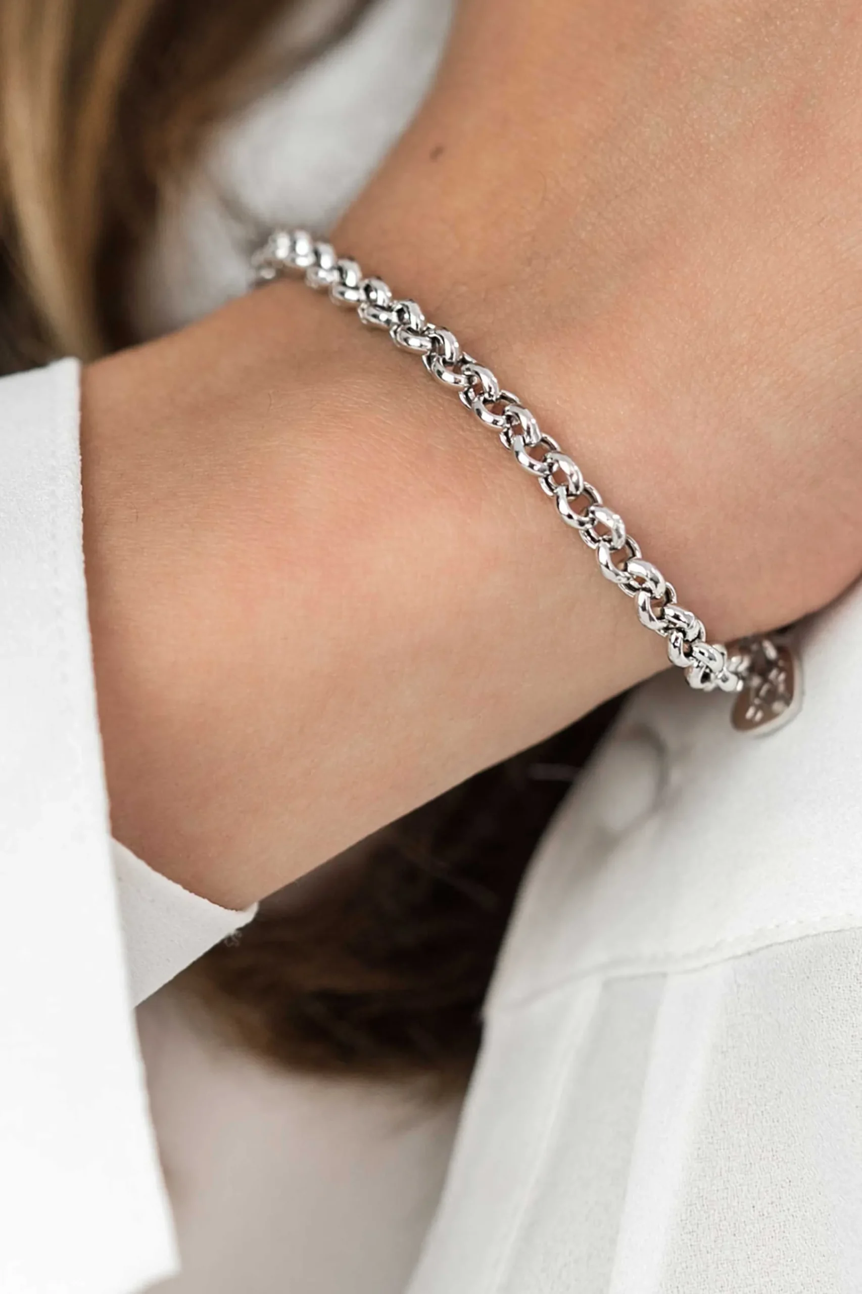 Sale Zinzi zilveren jasseron armband 4,5mm breed 18cm ZIA1911