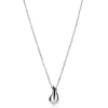 Sale Zinzi zilveren jasseron ketting 42-45cm met organisch gevormde hanger 18mm ZIC2636
