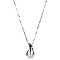 Sale Zinzi zilveren jasseron ketting 42-45cm met organisch gevormde hanger 18mm ZIC2636