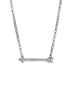Sale Zinzi zilveren ketting Cupido pijl wit 42-45cm ZIC1064