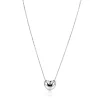 Online Zinzi zilveren ketting met luxe groot hart (15mm) 40-45 cm ZIC2672