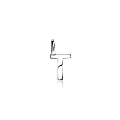 Outlet Zinzi zilveren letter hanger T ZIH2140T