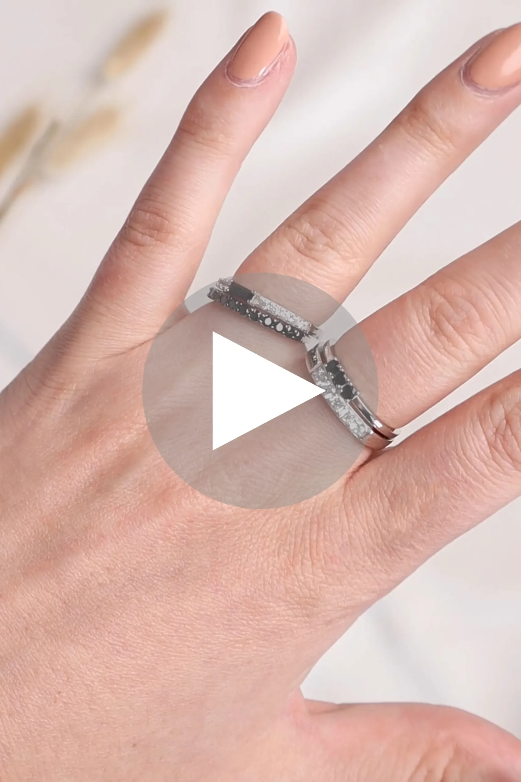 Sale Zinzi zilveren luxe aanschuifring baguette geslepen zwarte zirconia ZIR2133Z