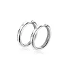 Clearance Zinzi zilveren luxe oorringen wit 16x2,5mm ZIO1683