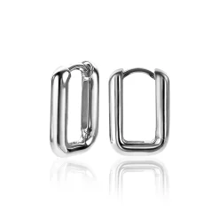 Clearance Zinzi zilveren luxe oorringen 18x3mm ovale vorm ZIO2222