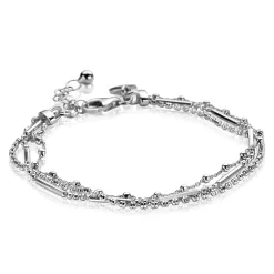 Outlet Zinzi zilveren multi-look armband ZIA1462