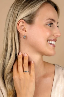 Clearance Zinzi zilveren multi-look ring met rechthoekige zwarte zirkonia en witte zirkonia's ZIR2626Z