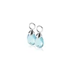 New Zinzi zilveren oorbedels turquoise ZICH1171T (zonder oorringen)