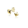 Sale Zinzi zilveren oorknopjes 14K geel verguld 3mm studs ZIO2167G
