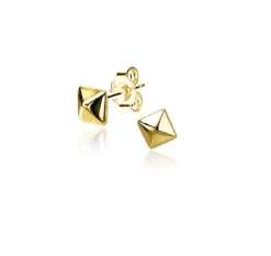Sale Zinzi zilveren oorknopjes 14K geel verguld 3mm studs ZIO2167G