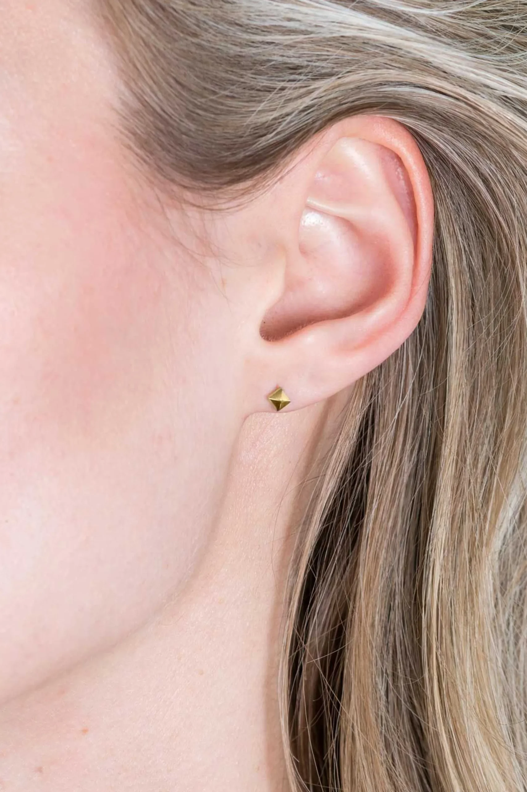 Sale Zinzi zilveren oorknopjes 14K geel verguld 3mm studs ZIO2167G
