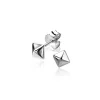 Online Zinzi zilveren oorknopjes 3mm studs ZIO2167