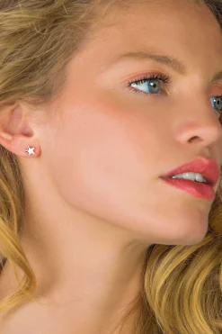 Best Zinzi zilveren oorknoppen glad ster 7mm ZIO1377