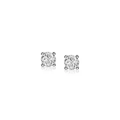 Discount Zinzi zilveren oorknoppen ronde zirconia 6mm chatonzetting ZIO1383