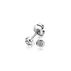 Sale Zinzi zilveren oorknoppen rond 4mm wit ZIO1177