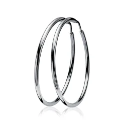 Online Zinzi zilveren oorringen 35 x 2mm glad ZIO435