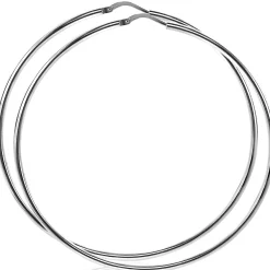 Online Zinzi zilveren oorringen glad 65x2mm rond ZIO438