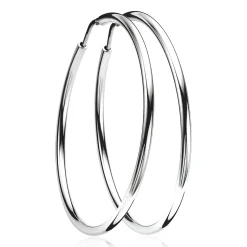 Online Zinzi zilveren oorringen 45 x 2mm glad ZIO436