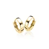 Sale Zinzi zilveren oorringen geel verguld 15 x 3mm ZIO191G