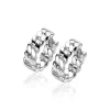 Sale Zinzi zilveren oorringen gourmet 13 x 4mm ZIO2117