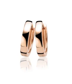 Discount Zinzi zilveren oorringen rosé verguld 17 x 3mm ZIO186R